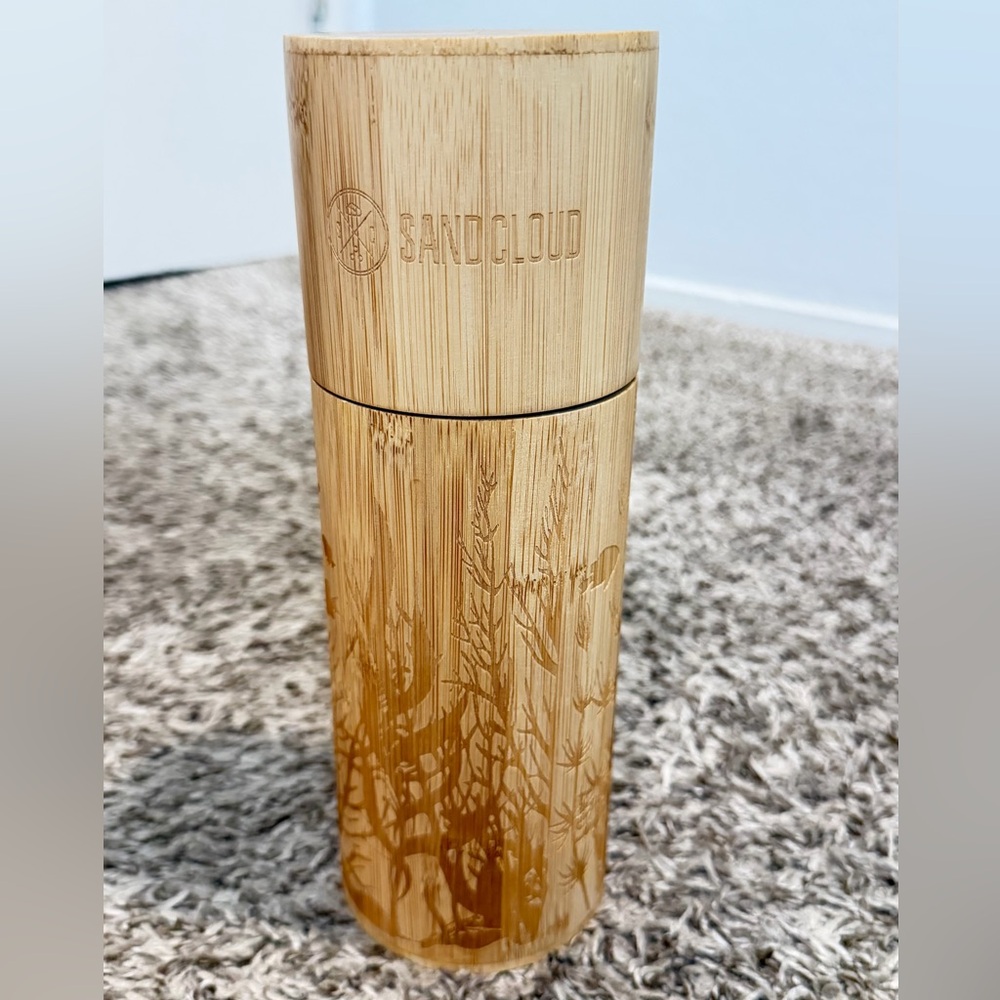 Sand Cloud Reef Bamboo Straw Holder Set